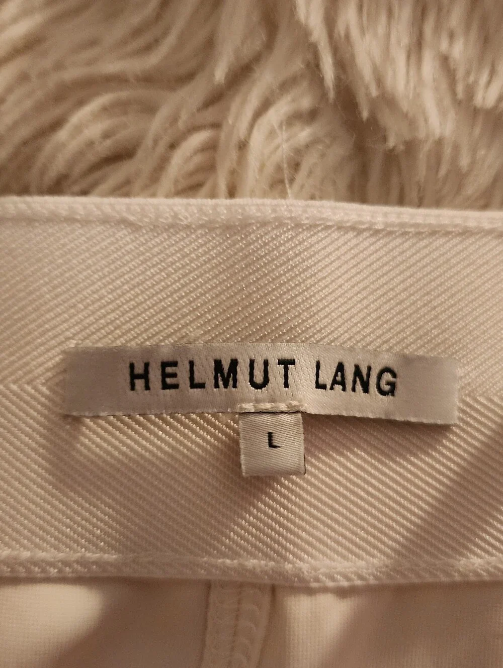 Helmut Lang Cream Pencil Skirt - Picture 4 of 4